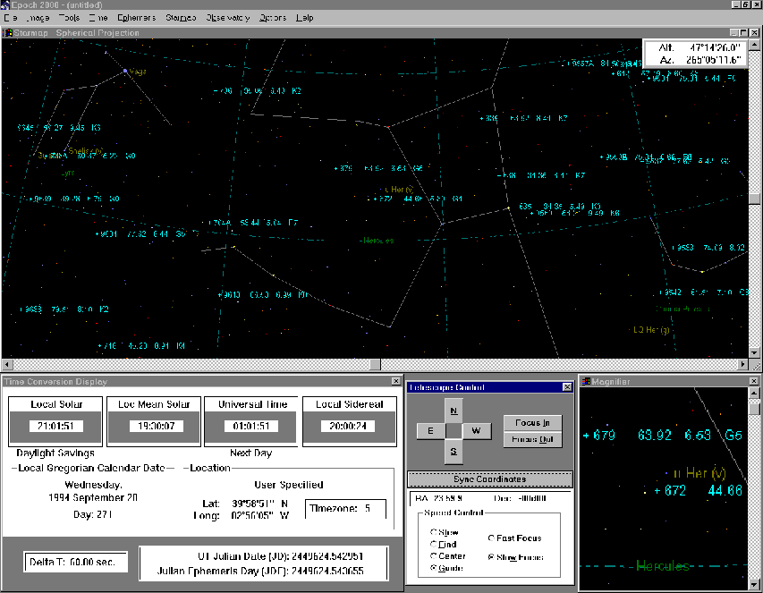 Meade LX200 Under PC Control (27063 bytes)