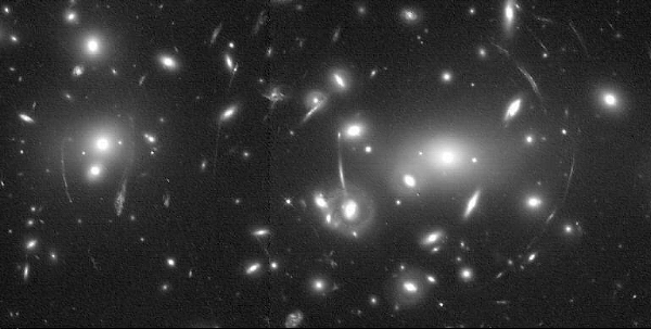 Gravitational Lens in Abell 2218