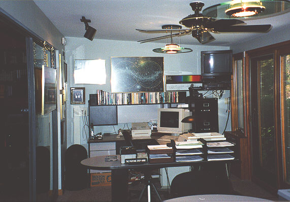 View of the business end of the control/conference room