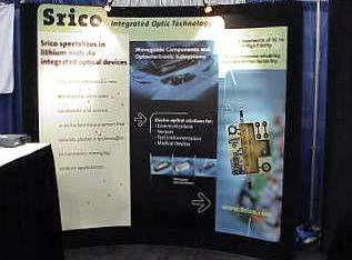 SRICO's booth at OFC